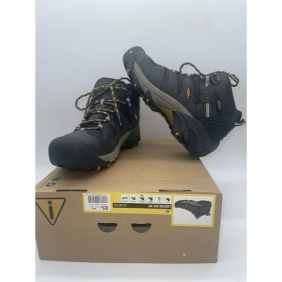 Tried On Keen Utility Men Size 8.5 D Lansing Mid Steel Toe WP EH Boot 1018079D - Picture 1 of 15